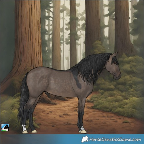 Horse Color:Brown Dun