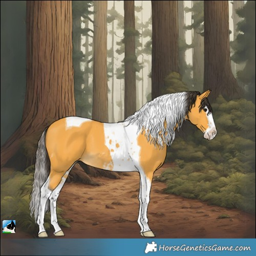 Horse Color:Buckskin Splash Tobiano