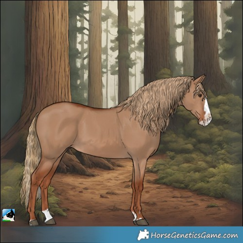 Horse Color:Red Dun Splash 