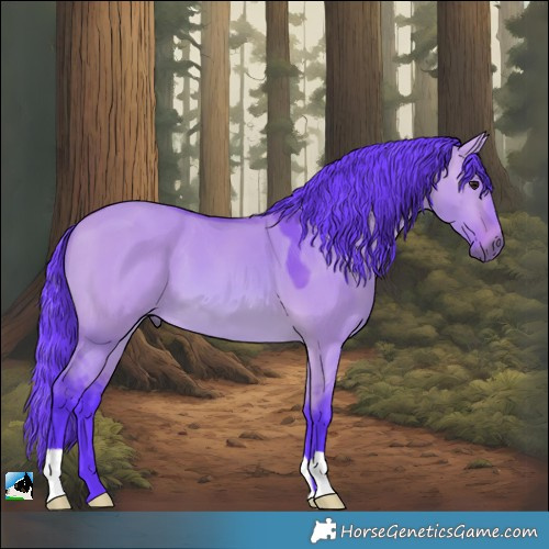 Horse Color:Watercolor Bay Dun