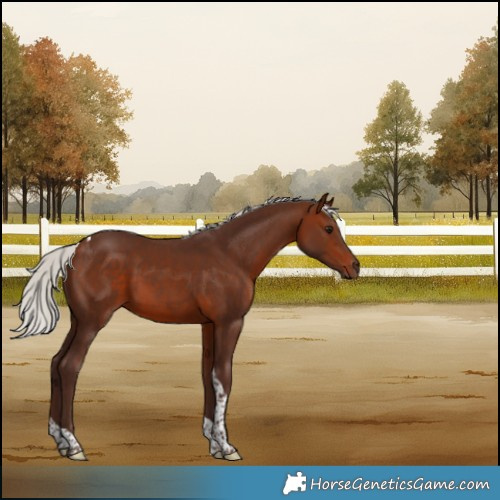 Horse Color:Silver Bay Tobiano 