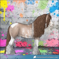 Horse Color:Black Pearl Sabino Tobiano 