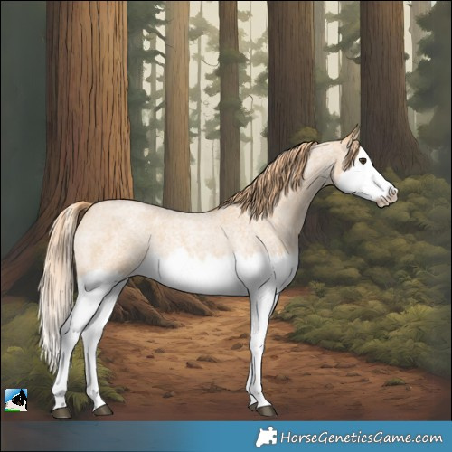 Horse Color:Red Dun Roan Splash Frame Rabicano 