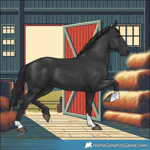 Horse Color:Black 