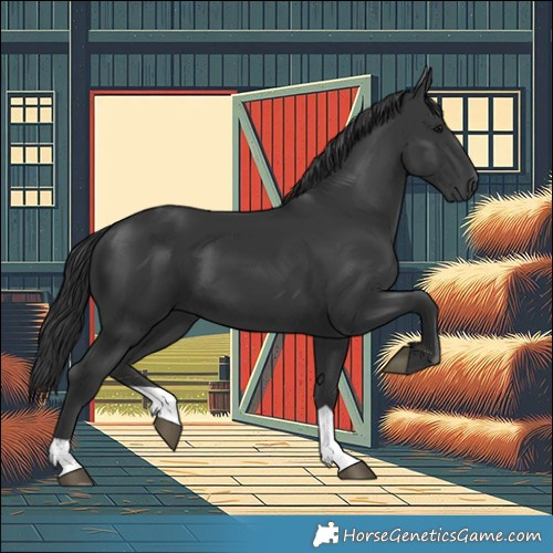 Horse Color:Black 