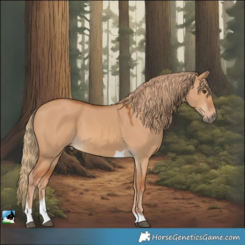 Horse Color:Red Dun Tobiano 