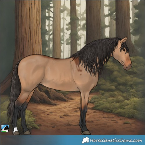 Horse Color:Bay Dun 