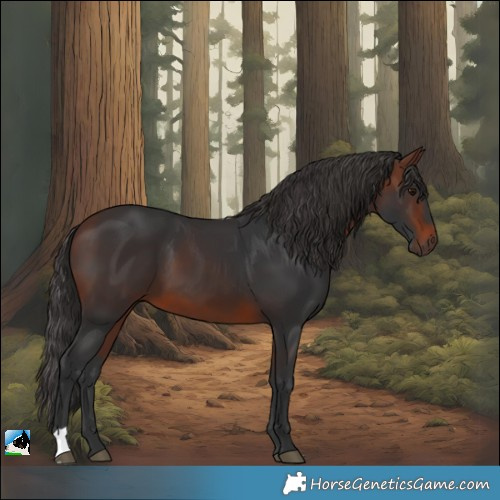 Horse Color:Brown 
