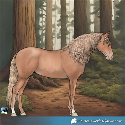 Horse Color:Gold Champagne 
