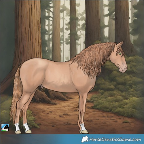 Horse Color:Gold Champagne