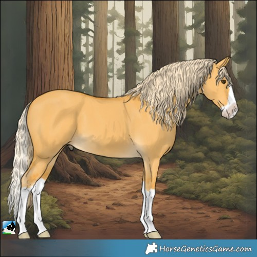 Horse Color:Palomino Dun Splash