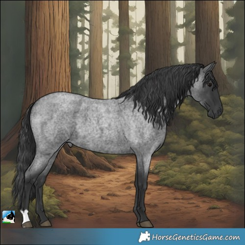 Horse Color:Blue Roan