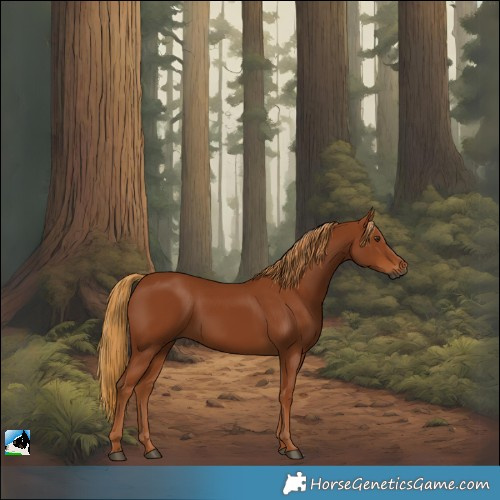 Horse Color:Gray Chestnut 