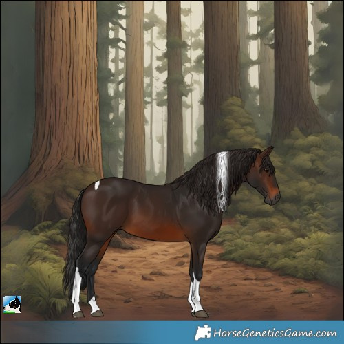 Horse Color:Gray Bay Tobiano 