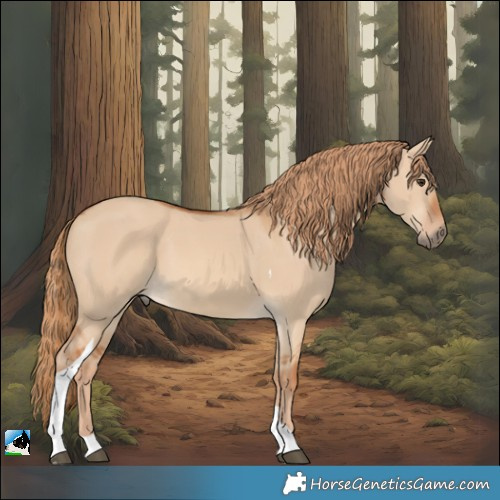 Horse Color:Red Dun Tobiano