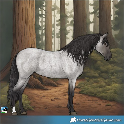 Horse Color:Smoky Grullo Roan