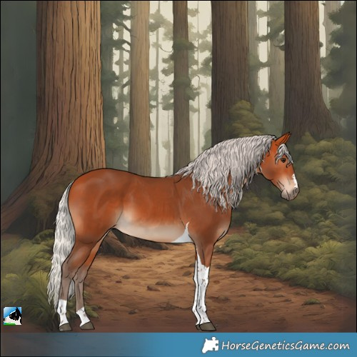 Horse Color:Silver Bay Tobiano