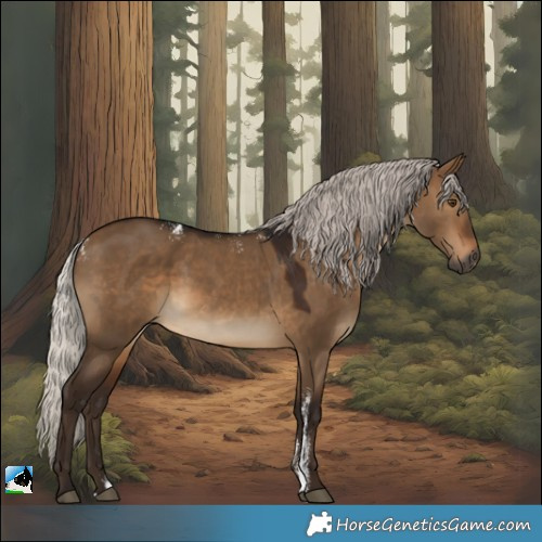 Horse Color:Powder White Gray Silver Bay Dun