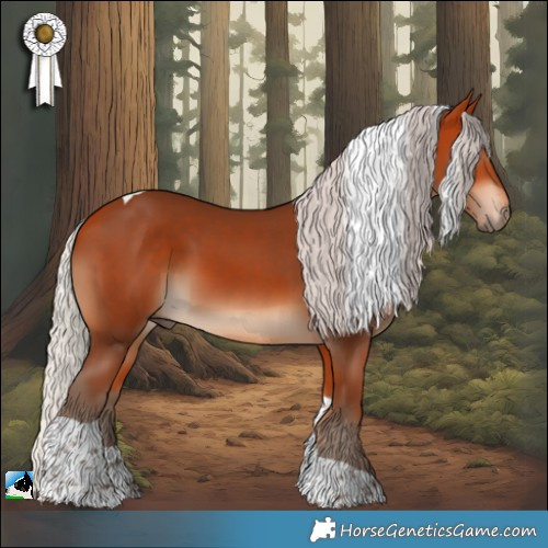 Horse Color:Silver Bay Tobiano