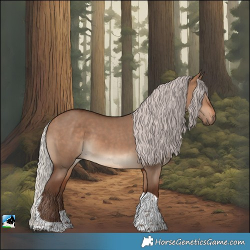 Horse Color:Silver Bay Dun Tobiano 