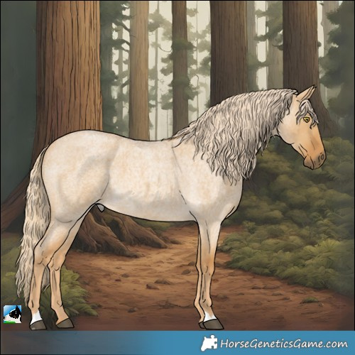 Horse Color:Palomino Roan Dun
