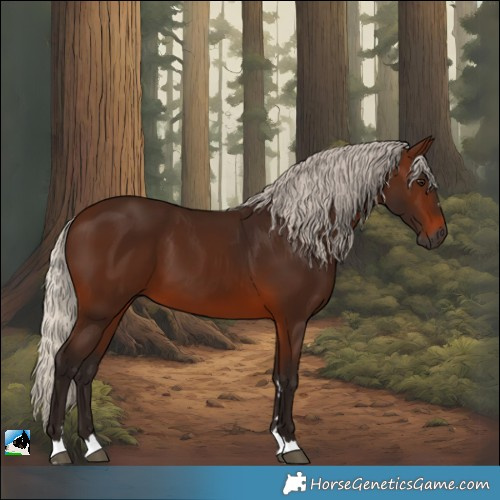 Horse Color:Gray Silver Bay