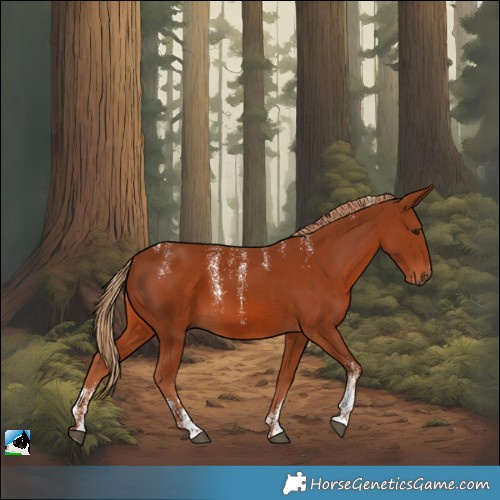 Horse Color:Powder White Chestnut
