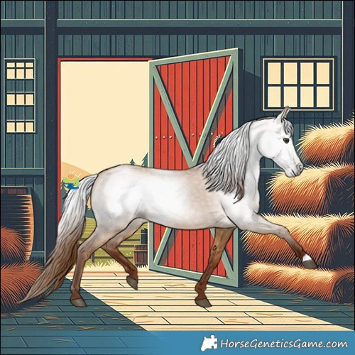 Horse Color:Gray Red Dun