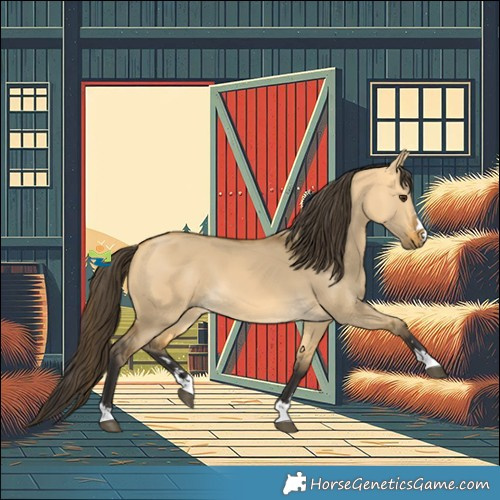 Horse Color:Buckskin Dun