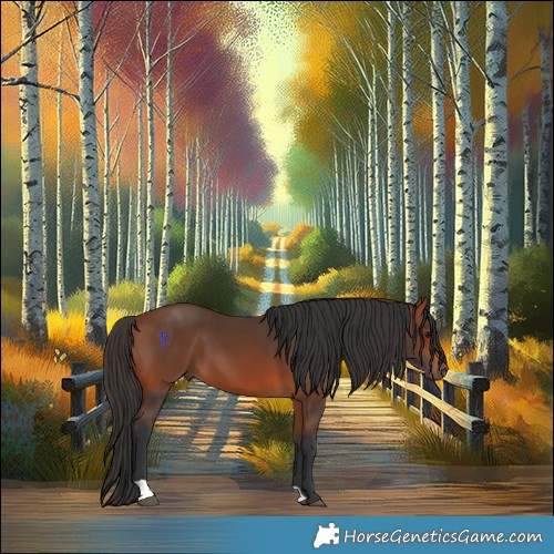 Horse Color:Bay 