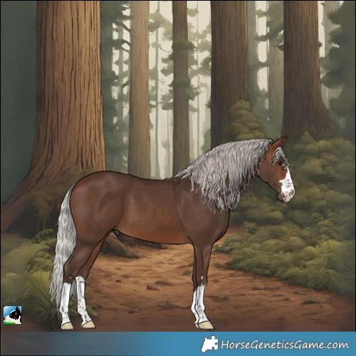 Horse Color:Silver Brown 