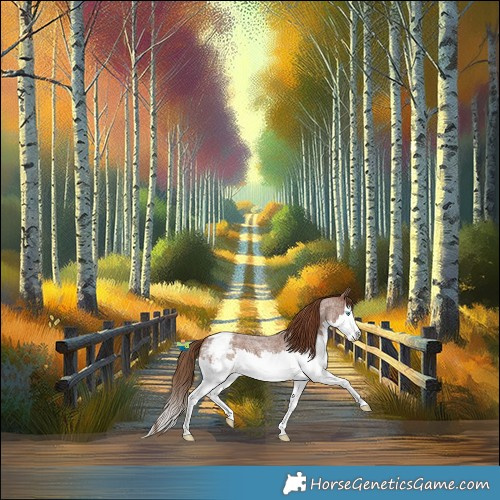 Horse Color:Red Roan Splash Appaloosa