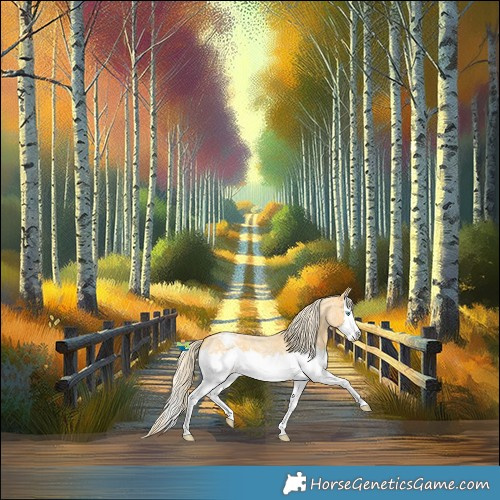 Horse Color:Palomino Roan Splash Appaloosa 
