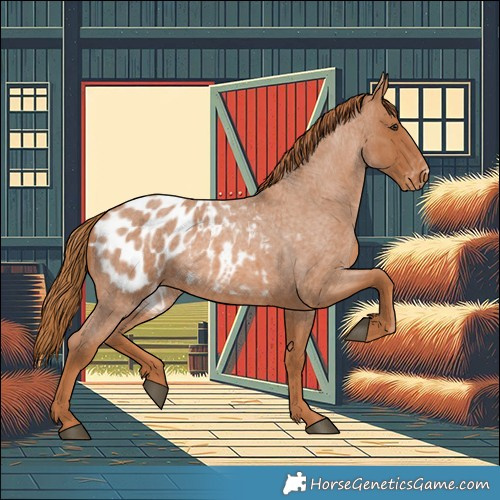 Horse Color:Red Roan Blanket 