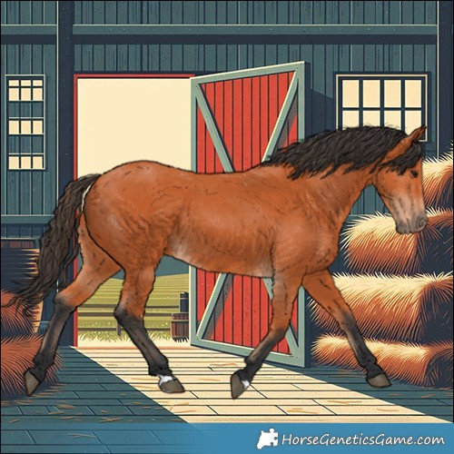 Horse Color:Bay 