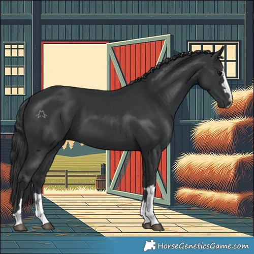 Horse Color:Black 