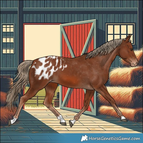 Horse Color:Chestnut Blanket