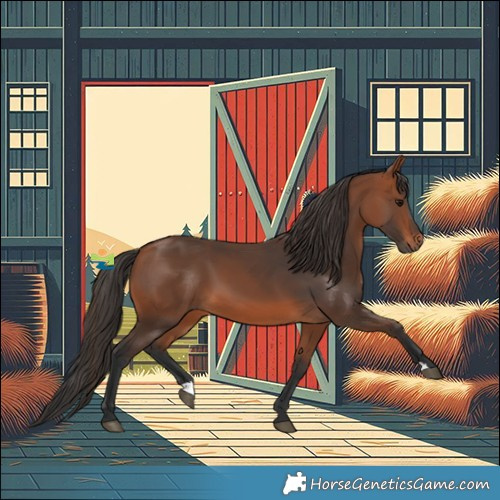 Horse Color:Bay 