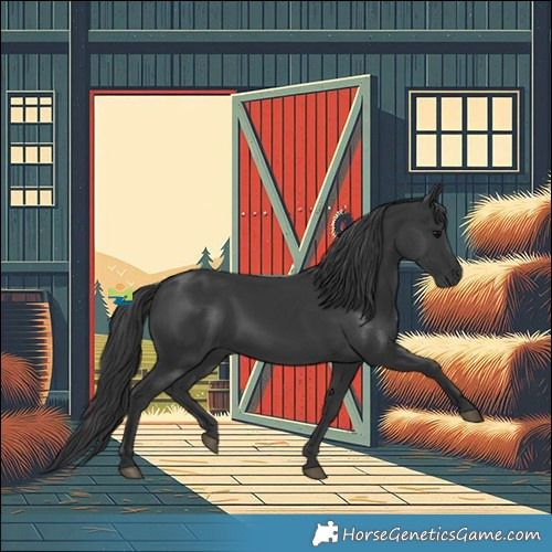 Horse Color:Black 