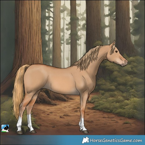 Horse Color:Red Dun Tobiano