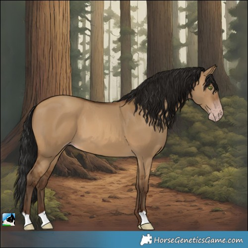 Horse Color:Gray Amber Champagne Dun