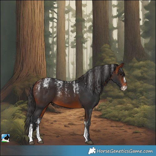 Horse Color:Powder White Bay