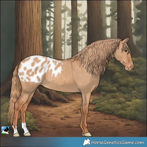 Horse Color:Red Dun Appaloosa