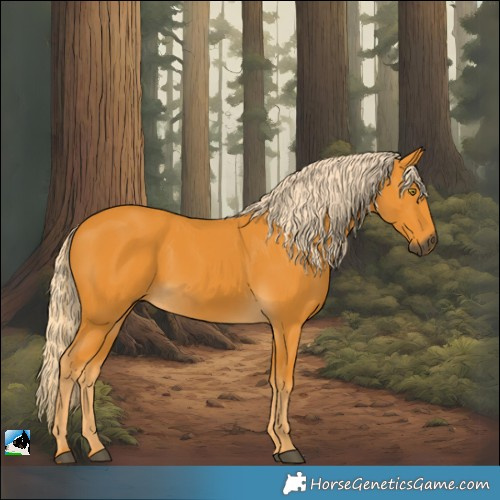 Horse Color:Gray Palomino