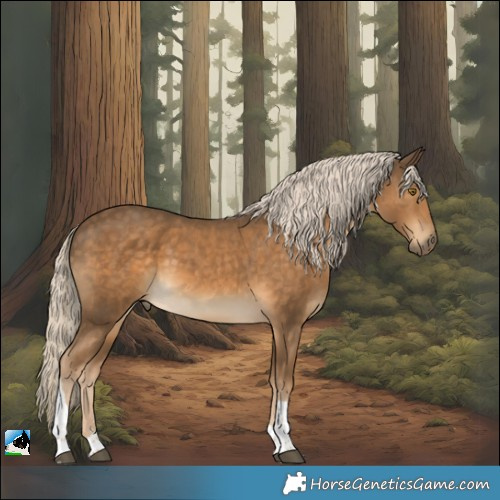 Horse Color:Chocolate Palomino Tobiano