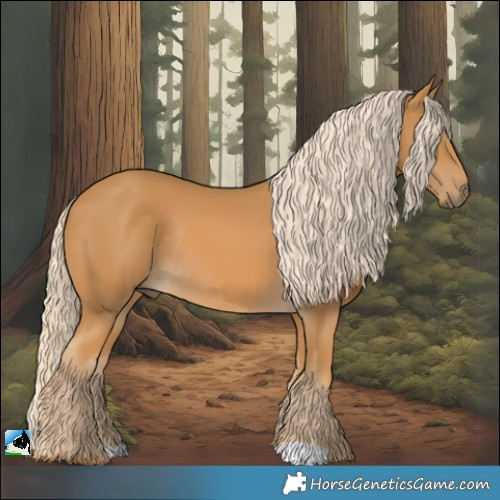 Horse Color:Palomino Rabicano 