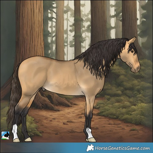 Horse Color:Buckskin Dun 