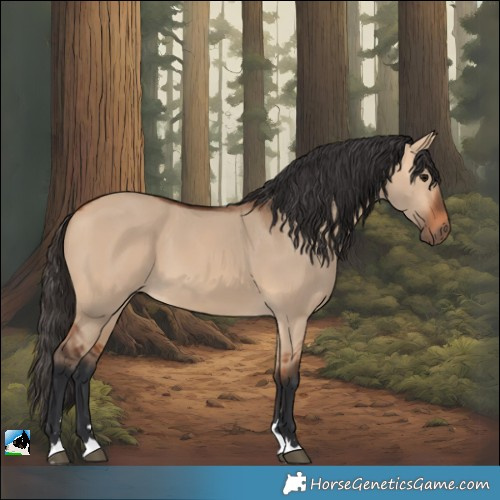 Horse Color:Bay Dun