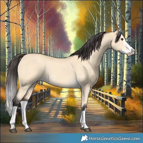 Horse Color:Buckskin Dun Splash 