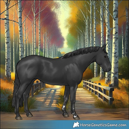 Horse Color:Black 